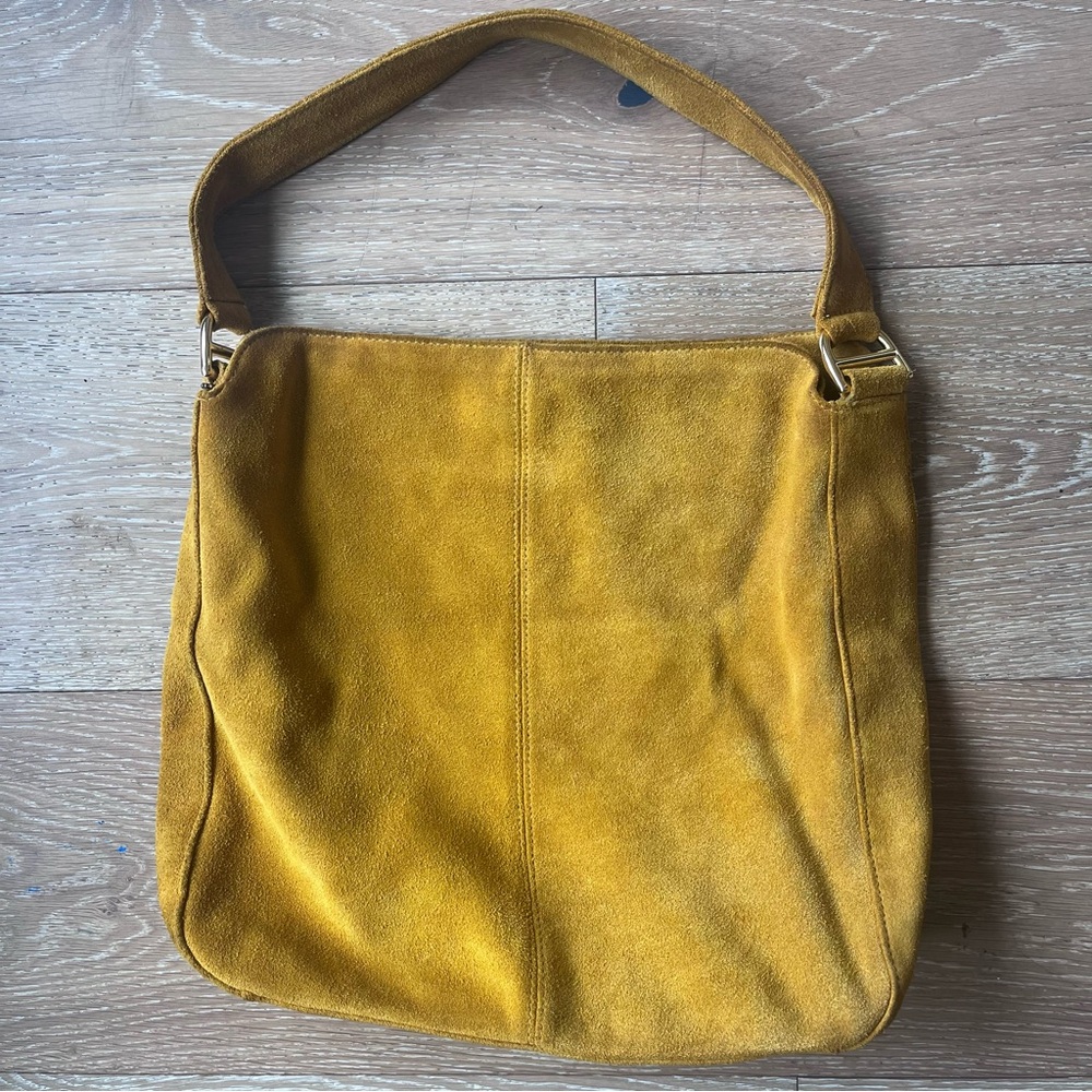 Giani Bernini Yellow Shoulder Bag with Slouchy Design - Picture 2 of 14